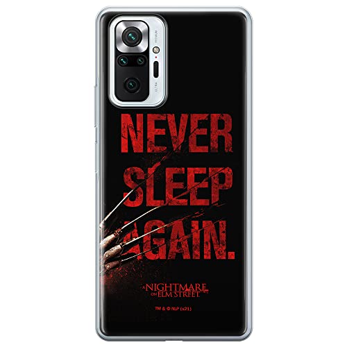 ERT GROUP etui na telefon Xiaomi REDMI NOTE 10 PRO, case oryginalny i oficjalnie licencjonowany przez Horror, wzór Nightmare of Elm Street 003, plecki z TPU