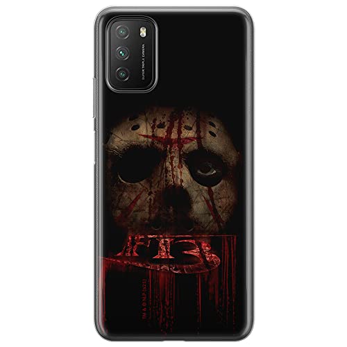ERT GROUP etui na telefon Xiaomi REDMI 9T/ POCO M3, case oryginalny i oficjalnie licencjonowany przez Horror, wzór Friday the 13th 013, optymalnie dopasowane, plecki z TPU