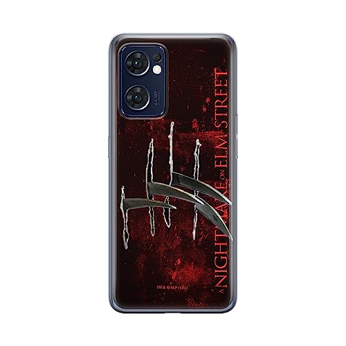 ERT GROUP etui na telefon Oppo RENO 7 5G, case oryginalny i oficjalnie licencjonowany przez Horror, wzór Nightmare of Elm Street 004, optymalnie dopasowane, plecki z TPU