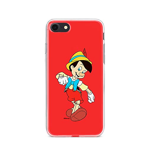 ERT GROUP etui na telefon Apple Iphone 7/8/ SE 2/ SE 3, case oryginalny i oficjalnie licencjonowany przez Disney, wzór Pinocchio 001, optymalnie dopasowane, plecki z TPU