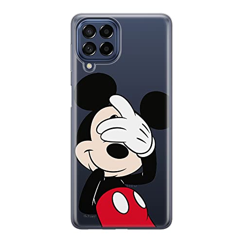 ERT GROUP etui na telefon Samsung M33 5G, case oryginalny i oficjalnie licencjonowany przez Disney, wzór Mickey 003, optymalnie dopasowane, plecki z TPU częściowo przeźroczyste