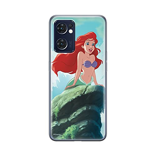 ERT GROUP etui na telefon Oppo RENO 7 5G, case oryginalny i oficjalnie licencjonowany przez Disney, wzór Ariel 001, optymalnie dopasowane, plecki z TPU