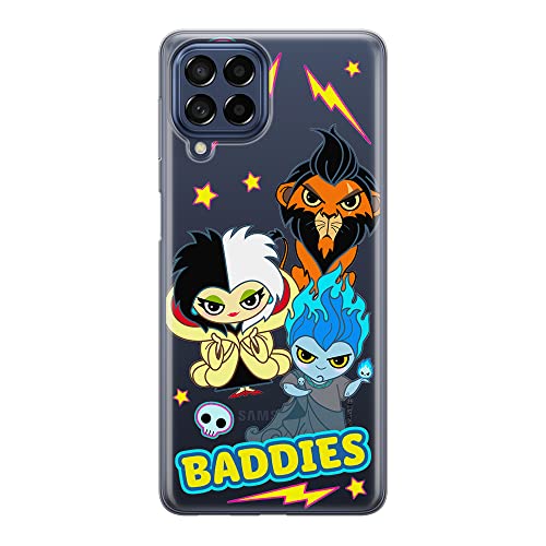 ERT GROUP etui na telefon Samsung M33 5G, case oryginalny i oficjalnie licencjonowany przez Disney, wzór Disney Villains 004, optymalnie dopasowane, plecki z TPU częściowo przeźroczyste