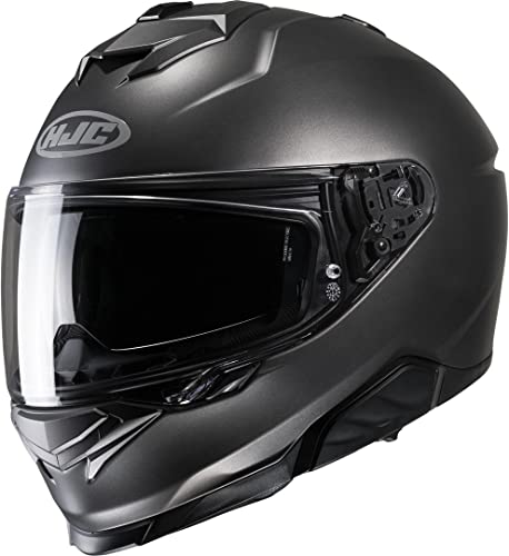 HJC, kask motocyklowy I71 semi flat titanium, XL
