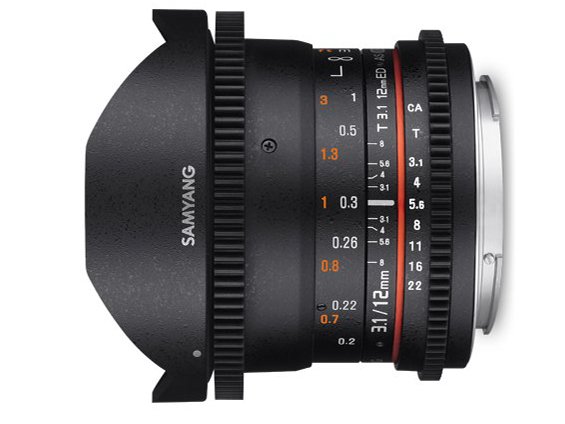 Samyang 12mm T3.1 FishEYE VDSLR Canon M (F1312102101)
