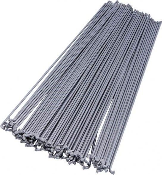 CNSPOKE Szprychy STD14 2.0-2.0-2.0 stal nierdzewna 286mm srebrne + nyple 144szt 5907558602012