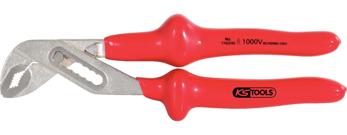 KS TOOLS 1000V Szczypce do pomp wodnych,250mm