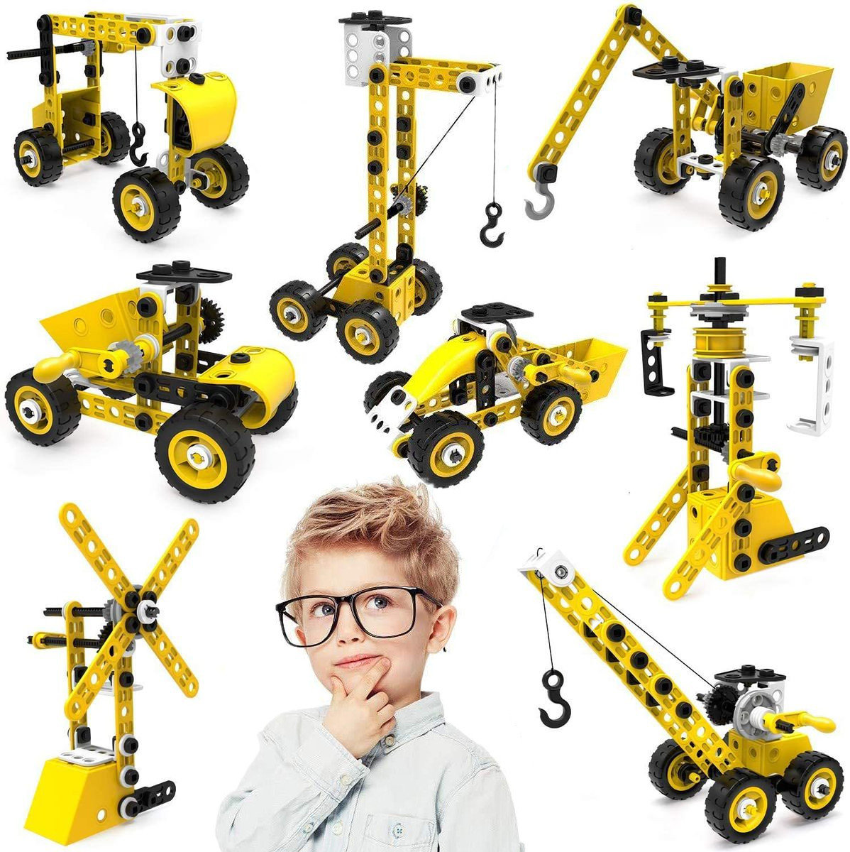 Klocki Konstrukcyjne 100El Maszyny Pojazdy 8W1  U472