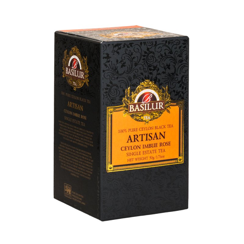 Basilur CEYLON IMBUE ROSE herbata czarna CEJLOŃSKA liściasta - 50 g