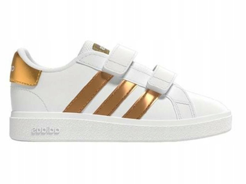 BUTY dziecięce ADIDAS GRAND COURT GY2576 rzepy 22