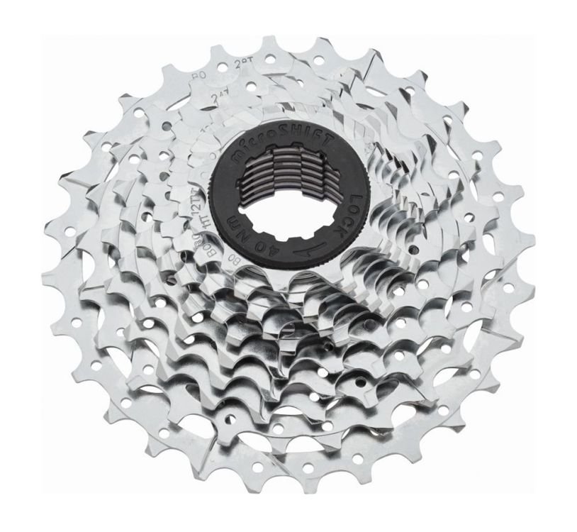 Kaseta rowerowa microSHIFT R10 H100-11-25 | SILVER