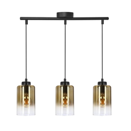Aspra lampa wisząca 3-punktowa czarna 33-16270