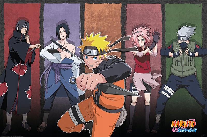 Naruto Shippuden Sojusznicy - plakat 91,5x61 cm