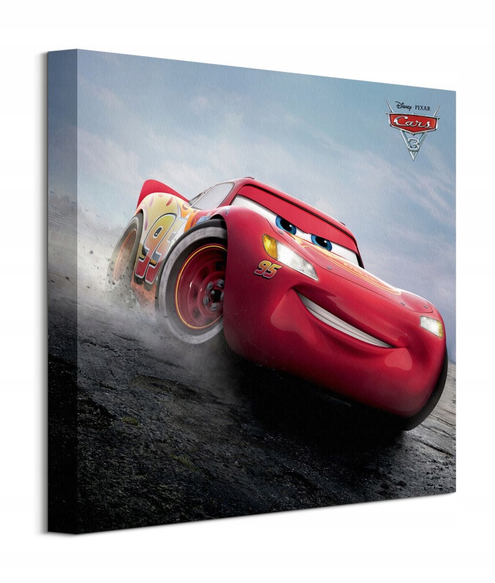 Pyramid Posters Cars 3 Lightning McQueen - obraz na płótnie 40x40 WDC95928