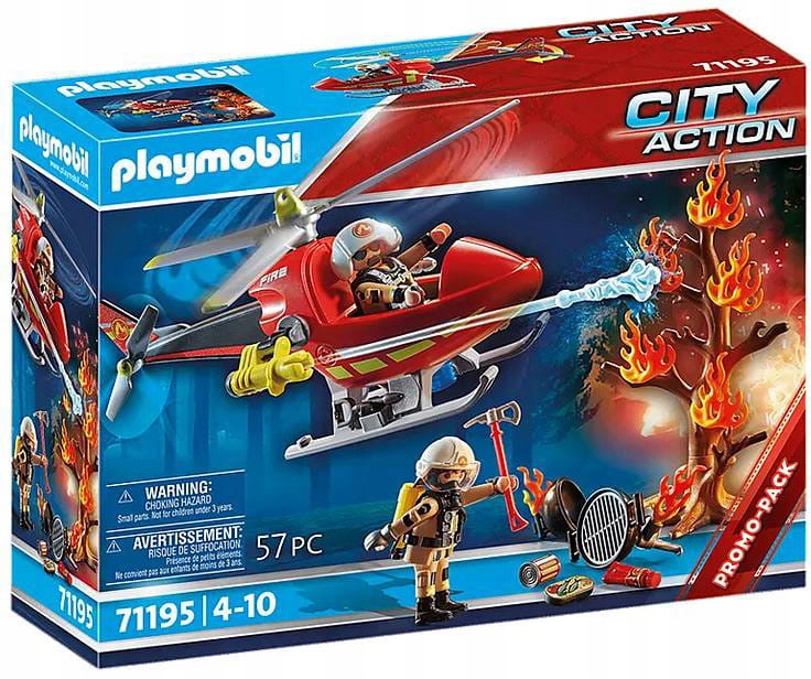 Playmobil - Helikopter Strażacki [City Action 71195]