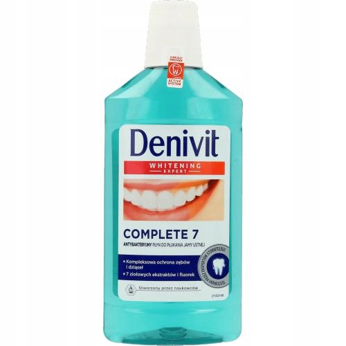 Schwarzkopf Schwarzkopf Denivit Płyn do płukania jamy ustnej Complete 7 Whitening 500 ml