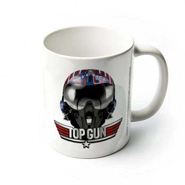 Kubek PYRAMID POSTERS, Top Gun (Maverick Helmet), biały, 300 ml