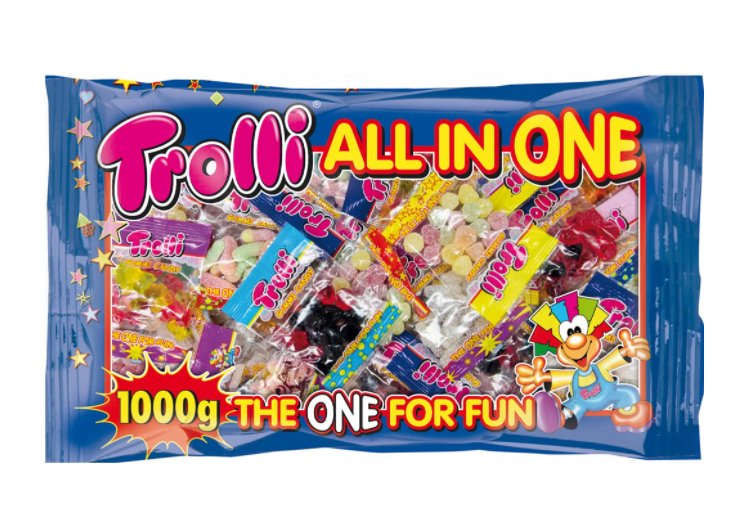 Trolli All in one żelki mix smaków 1kg
