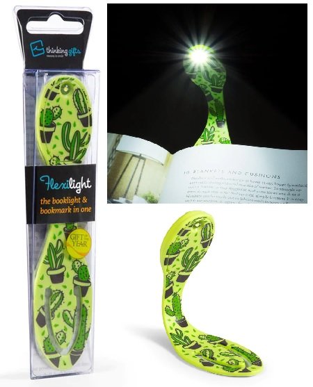 Flexilight Cactus - Lampka do książki - Kaktus - Thinking Gifts