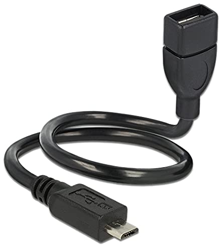 Delock Kabel USB USB Kabel A micro-B Bu/St OTG Shape 0.35m 83927
