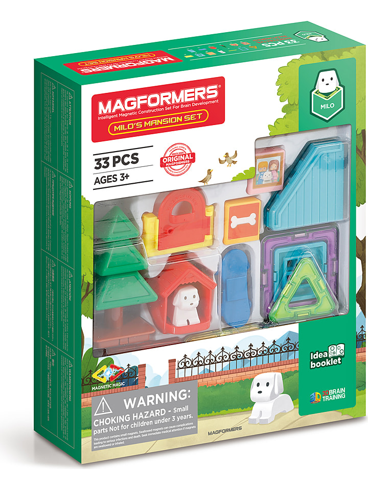 MAGFORMERS 33-częściowy zestaw magnetyczny 