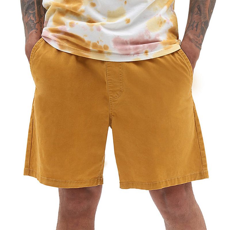 Spodenki Vans Range Salt Wash Relaxed Elastic VN0A5FKCG4O1 - żółte