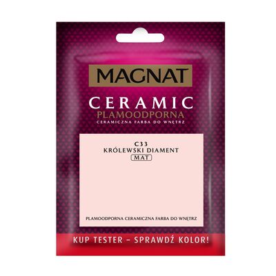 Farba ceramiczna MAGNAT Ceramic TESTER królewski diament C33 30 ml