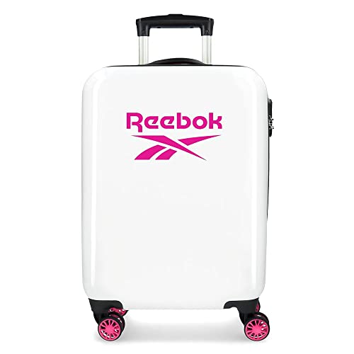 Reebok Maveryck Walizka kabinowa Różowy 38 x 55 x 20 cm, Twarde ABS, Zapięcie szyfrowy z boku, 34 l, 2,86 kg, 4 podwójne koła, Bagaż ręczny, Różowy, Maleta, Walizka kabinowa