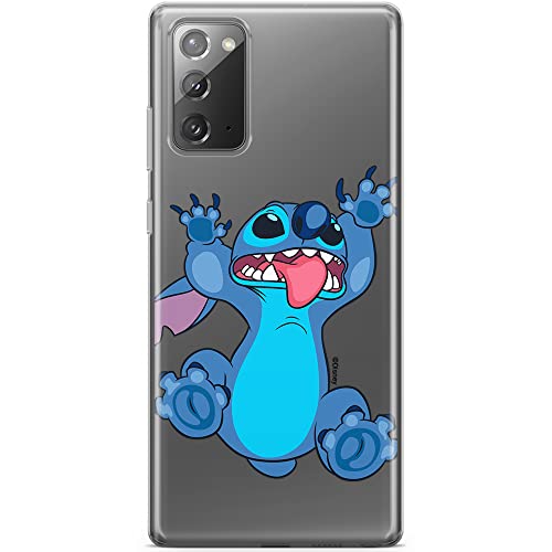 ERT GROUP etui na telefon Samsung GALAXY NOTE 20, case oryginalny i oficjalnie licencjonowany przez Disney, wzór Stitch 020, optymalnie dopasowane, plecki z TPU częściowo przeźroczyste