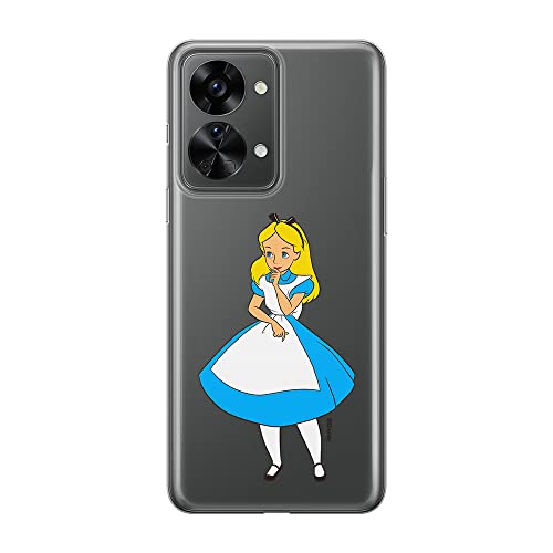 ERT GROUP etui na telefon Oneplus NORD 2T 5G, case oryginalny i oficjalnie licencjonowany przez Disney, wzór Alice 010, optymalnie dopasowane, plecki z TPU częściowo przeźroczyste