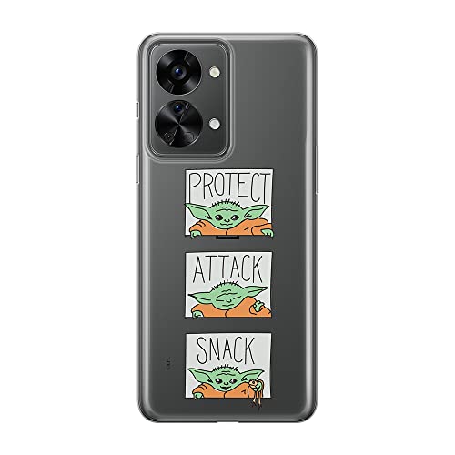 ERT GROUP etui na telefon Oneplus NORD 2T 5G, case oryginalny i oficjalnie licencjonowany przez Star Wars, wzór Baby Yoda 009, optymalnie dopasowane, plecki z TPU częściowo przeźroczyste