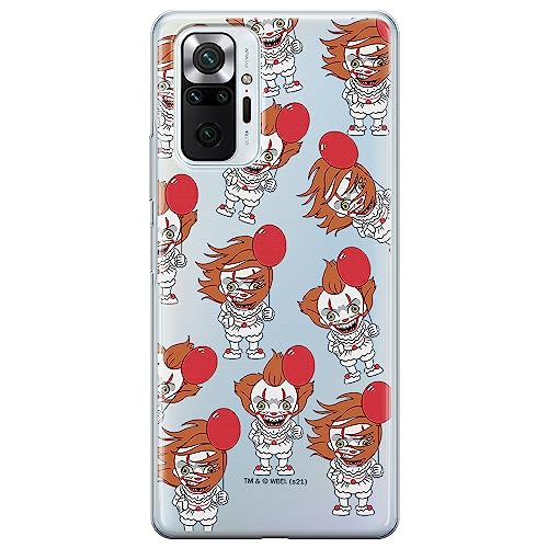 ERT GROUP etui na telefon Xiaomi REDMI NOTE 10 PRO, case oryginalny i oficjalnie licencjonowany przez Horror, wzór It 007, optymalnie dopasowane, plecki z TPU częściowo przeźroczyste
