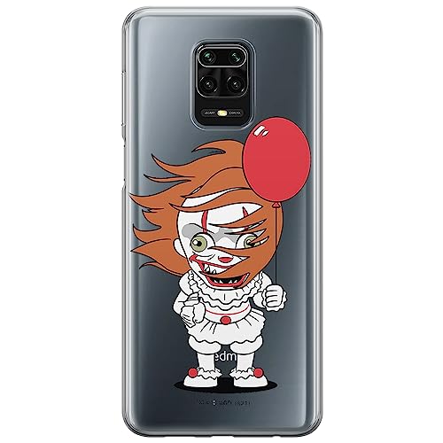 ERT GROUP etui na telefon Xiaomi REDMI NOTE 9 PRO/ 9S, case oryginalny i oficjalnie licencjonowany przez Horror, wzór It 005, optymalnie dopasowane, plecki z TPU częściowo przeźroczyste