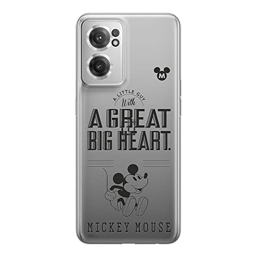 ERT GROUP etui na telefon Oneplus NORD CE 2, case oryginalny i oficjalnie licencjonowany przez Disney, wzór Mickey 006, optymalnie dopasowane, plecki z TPU częściowo przeźroczyste