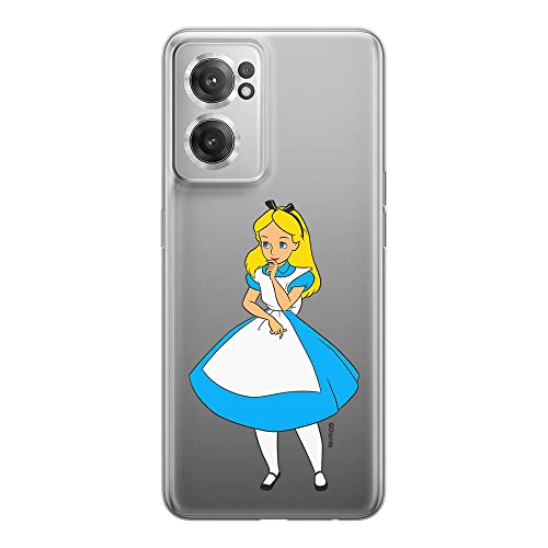 ERT GROUP etui na telefon Oneplus NORD CE 2, case oryginalny i oficjalnie licencjonowany przez Disney, wzór Alice 010, optymalnie dopasowane, plecki z TPU częściowo przeźroczyste
