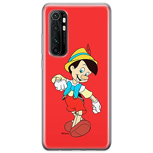 ERT GROUP etui na telefon Xiaomi MI NOTE 10 Lite, case oryginalny i oficjalnie licencjonowany przez Disney, wzór Pinocchio 001, optymalnie dopasowane, plecki z TPU
