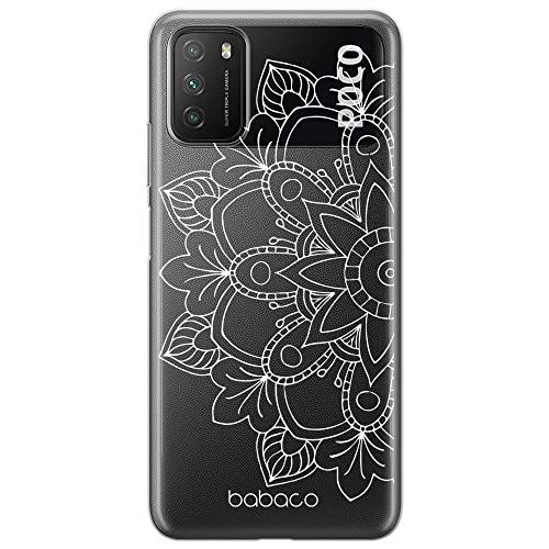 ERT GROUP etui na telefon Xiaomi REDMI 9T/ POCO M3, case oryginalny i oficjalnie licencjonowany przez Babaco, wzór Mandalas 005, optymalnie dopasowane, plecki z TPU częściowo przeźroczyste