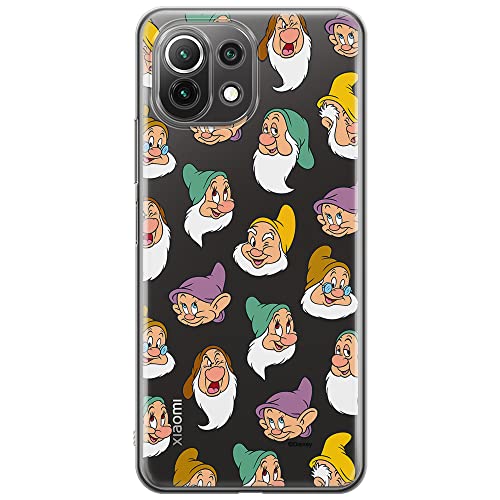ERT GROUP etui na telefon Xiaomi MI 11 LITE 4G/5G/5G NE, case oryginalny i oficjalnie licencjonowany przez Disney, wzór Snow White and the Seven Dwarfs 015, plecki z TPU częściowo przeźroczyste