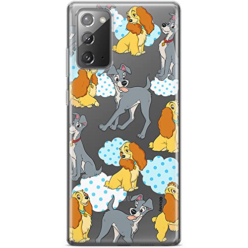 ERT GROUP etui na telefon Samsung GALAXY NOTE 20, case oryginalny i oficjalnie licencjonowany przez Disney, wzór Lady and the Tramp 004, optymalnie dopasowane, plecki z TPU częściowo przeźroczyste