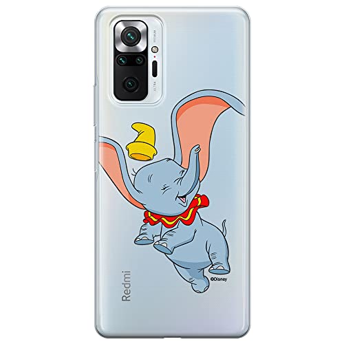 ERT GROUP etui na telefon Xiaomi REDMI NOTE 10 PRO, case oryginalny i oficjalnie licencjonowany przez Disney, wzór Dumbo 015, optymalnie dopasowane, plecki z TPU częściowo przeźroczyste