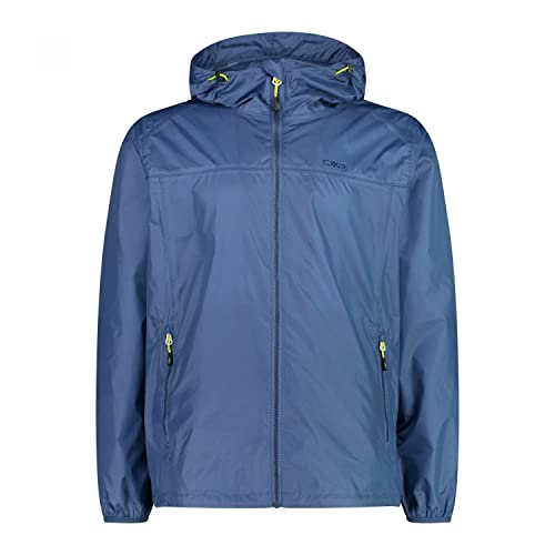 CMP - Męska kurtka Rain Fix Hood, Man, Dusty Blue, M
