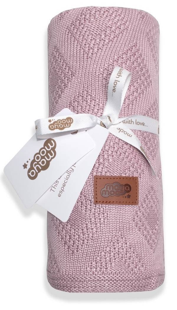 DETEXPOL TOMASZ WŁODARCZYK Kocyk Dzieciecy 80 x 100 Bambusowy Maya Moo 04-04 1226165