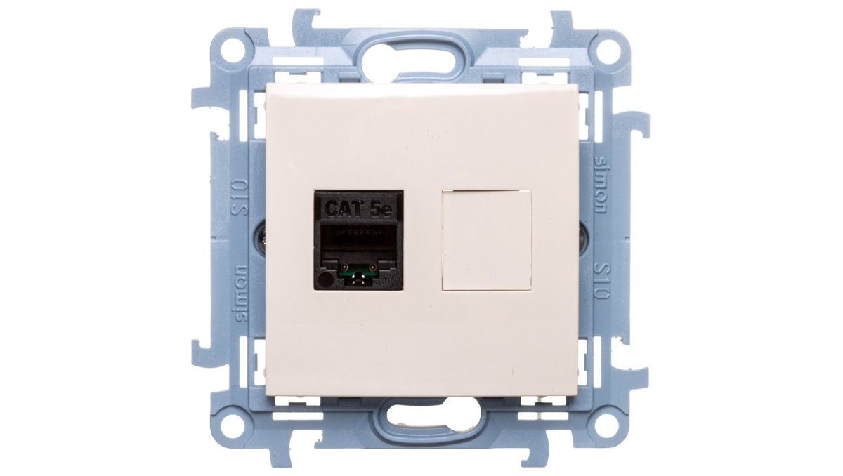 LEDart komputerowe RJ45 pojedyncze kremowe C51.01/41 Kontakt Simon10