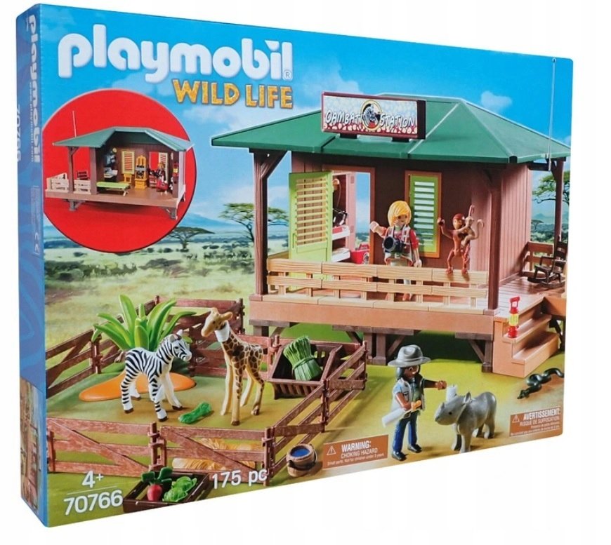 Klocki Playmobil Wild Life 70766 Stacja Zwierzęta