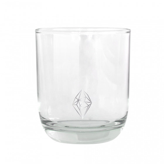 NoName szklanka do picia Diamond 7,8 x 8,8 cm szkło przezroczyste twm_548480