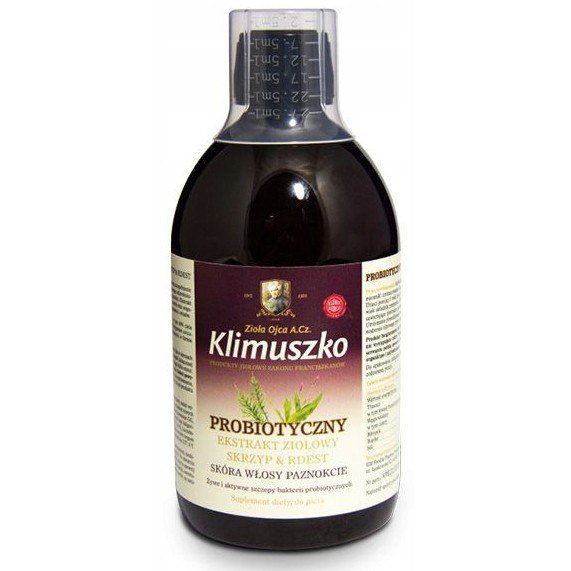 Klimuszko Probiotyczny ekstrakt ziołowy 500 ml