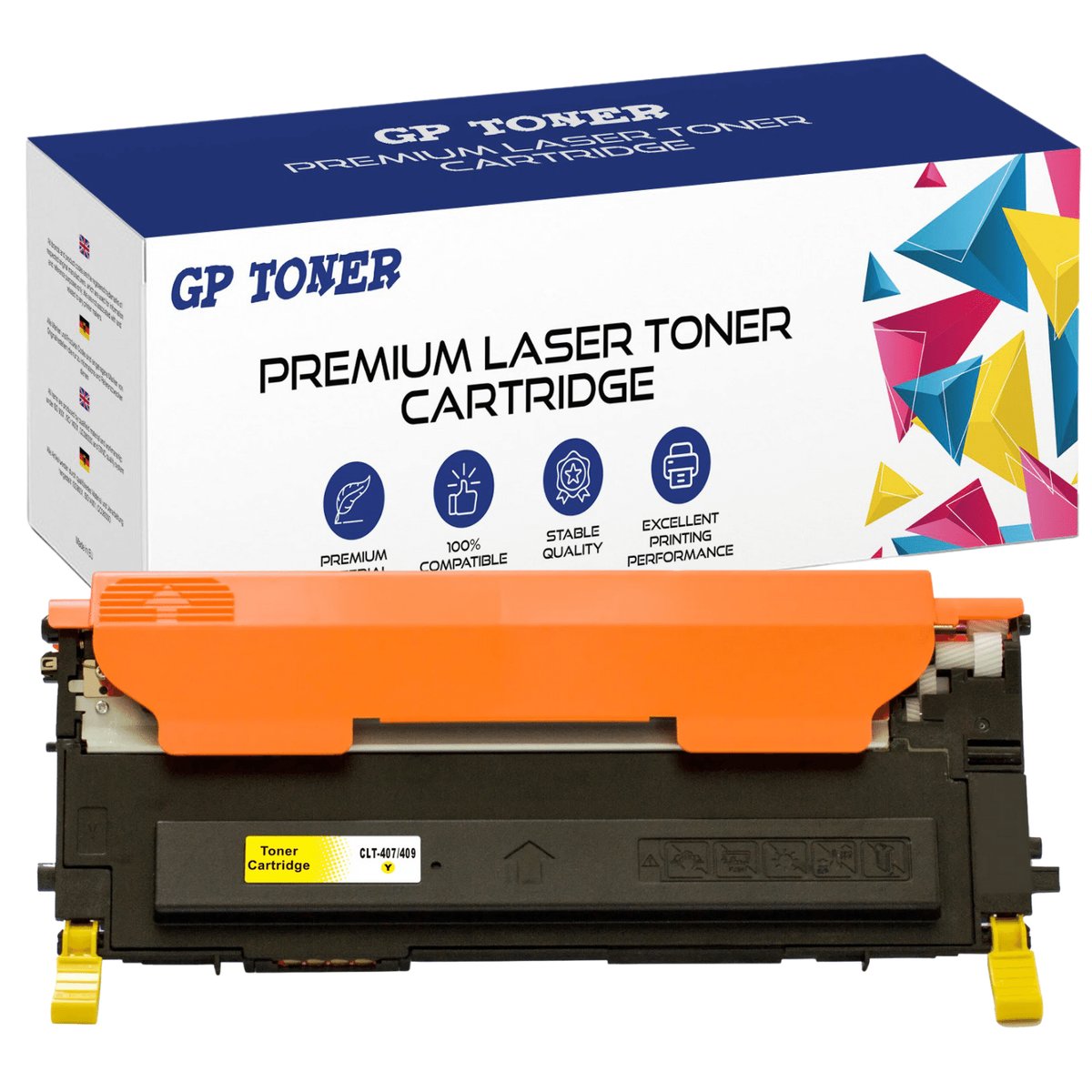Gp Toner Toner zamiennik do Samsung CLT-Y4072S/CTL-Y4092S CLP-310 CLP-315 CLP-320 CLP-325 CLX-3170FN CLX3185 - GP-S407/409Y GP-S407/409Y