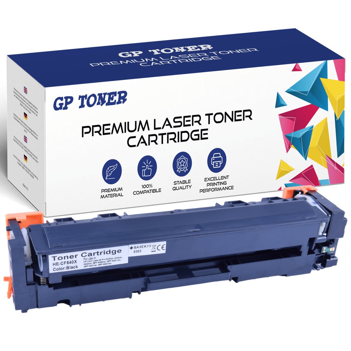 TONER DO HP 203X CF540X MFP M280nw M281fdn M281fw