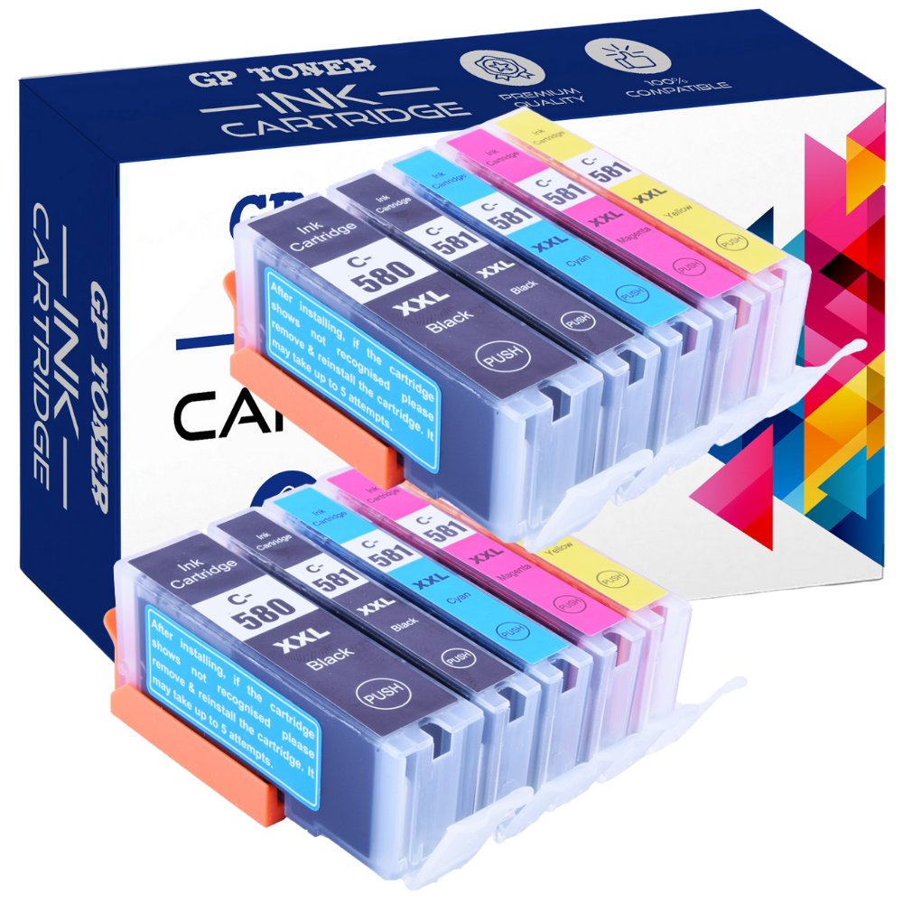 10x Tusze do Canon Pixma TS6150 TS6151 TR7550 XXL