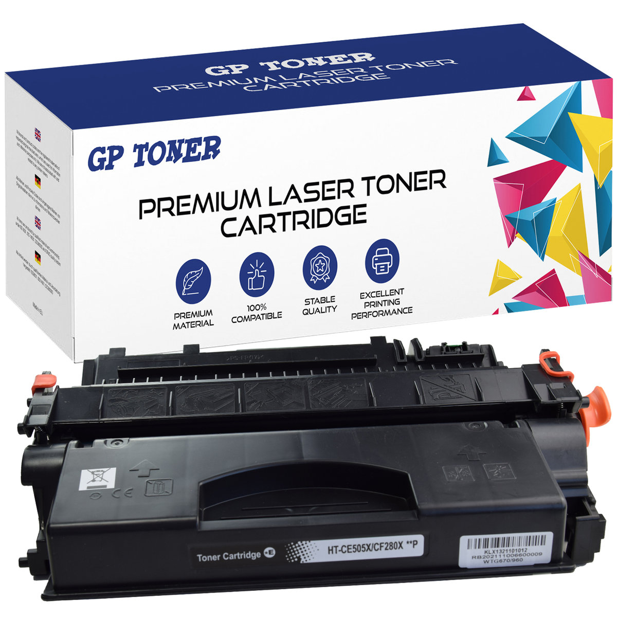 Toner do HP LaserJet P2053D P2054D P2055 P2055dn P2057D CE505X 05X